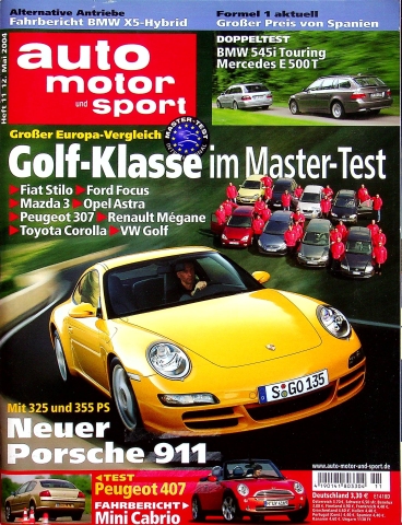 Deckblatt Auto Motor und Sport (11/2004)